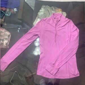 LULULEMON Women's Pink Quarter-Zip Top